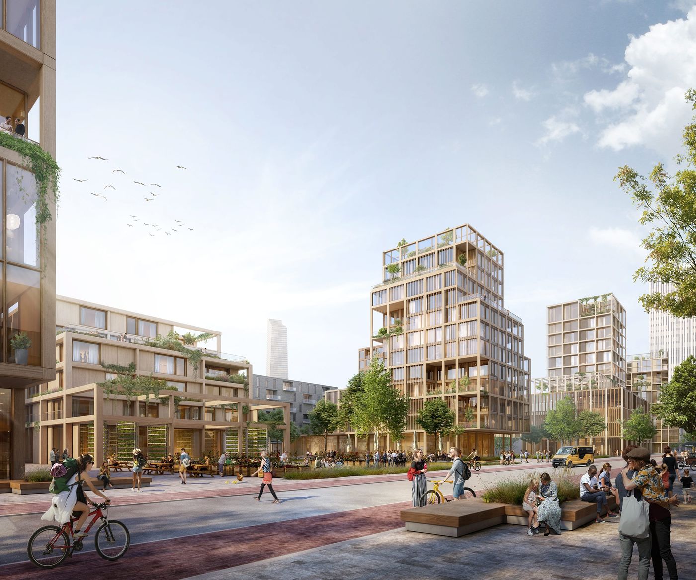 Stadtteil Grasbrook Projekte gmp Architekten