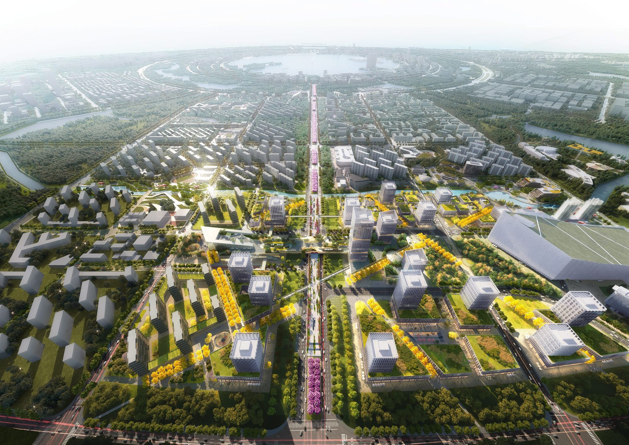 上海临港大道站城一体化开发区 - 项目 - gmp Architekten