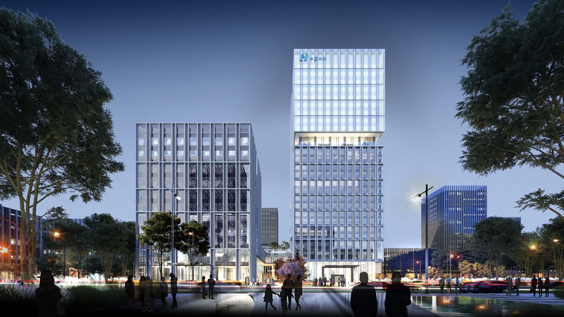 雄安新区中国华能总部项目 gmp的节能办公建筑方案中标国际竞赛 - 新闻 - gmp Architekten